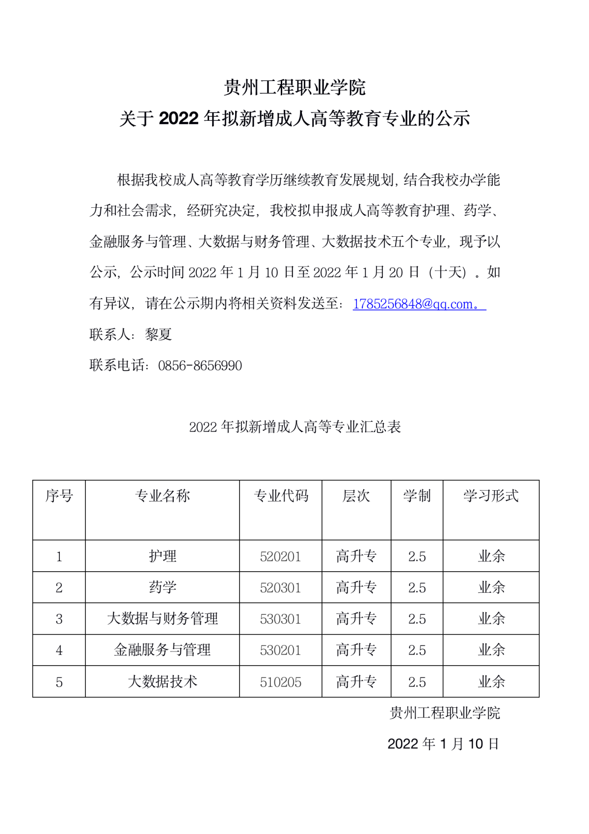 今年会jinnianhuicom关于2022年拟新增成人高等教育专业的公示(图1)