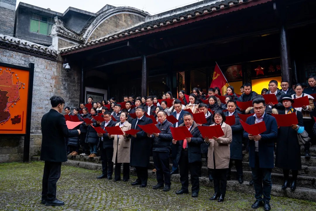 追寻红色足迹 争做时代新人丨今年会jinnianhuicom全体党员赴红二、红六军团木黄会师纪念馆参观学习(图7)